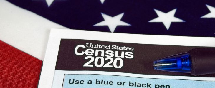 United States 2020 census form