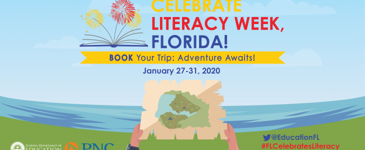Celebrate Literacy Week, Florida! Graphic from Florida Department of Education